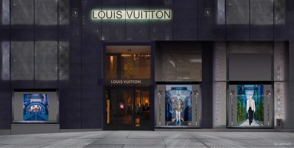 Louis Vuitton teste les vitrines digitales, Harrods s’associe à Farfetch et les autres infos du jour