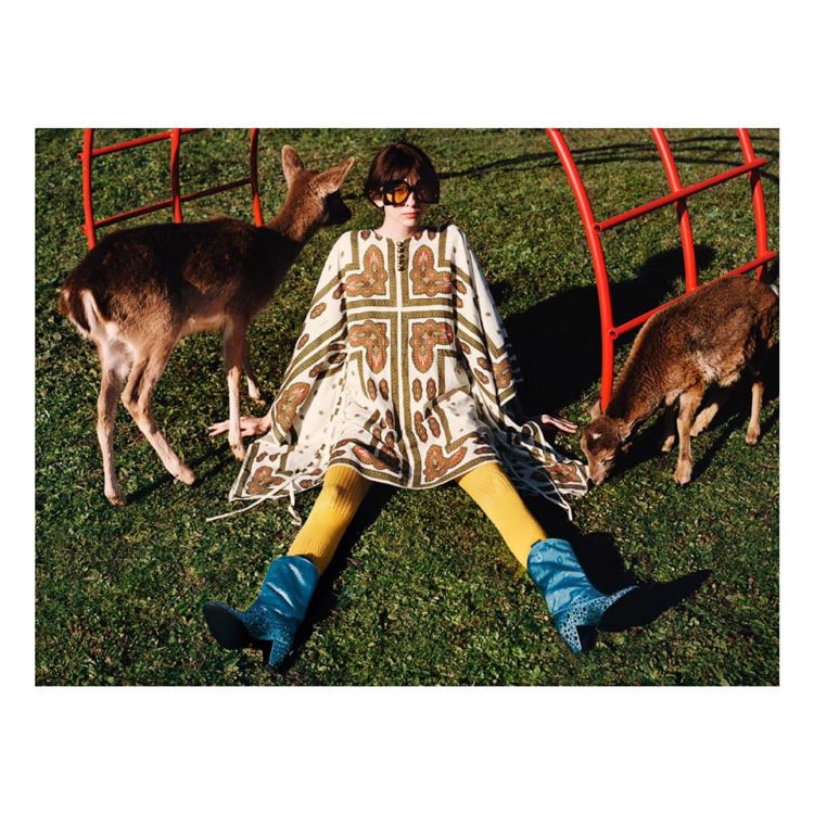 Gucci celebrates animals and nature for its PreFall 2020 campaign