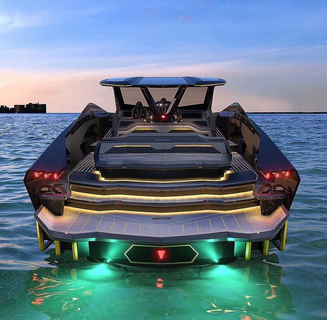 Lamborghini unveils new futuristic luxury yacht - Luxus Plus