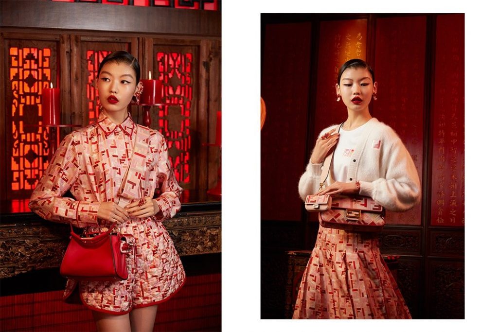 Fendi dresses in red for the Chinese New Year Luxus Plus