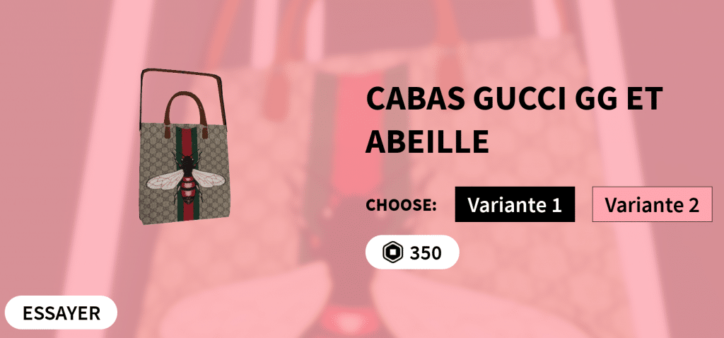 Un sac virtuel Gucci vendu plus cher que sa version physique Luxus Plus