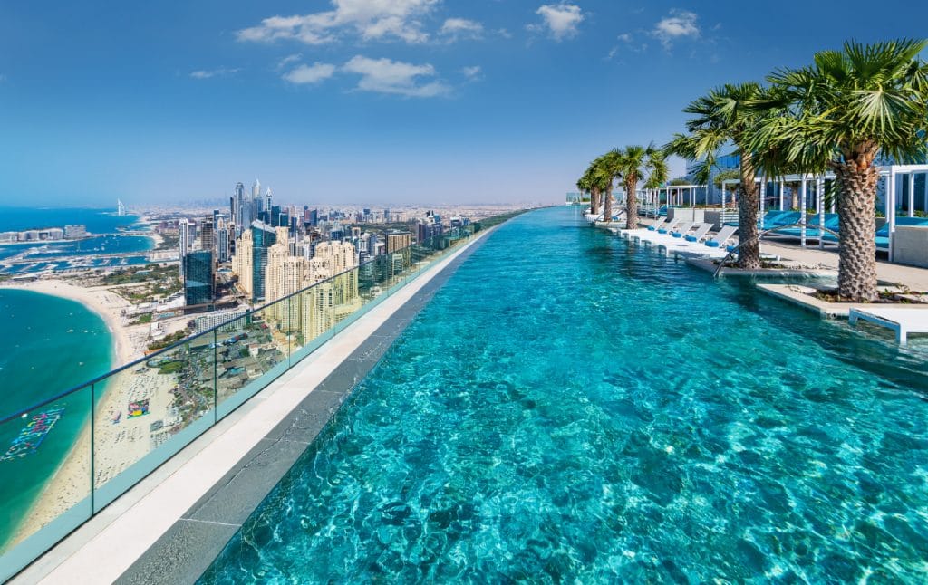  Luxus Magazine The Highest Swimming Pool In The World Has Just Opened Its Doors In Dubai 