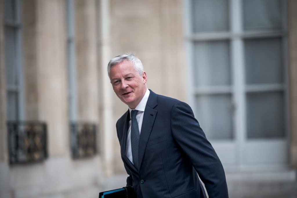 Bruno Le Maire and Bernard Arnault visit the new Louis Vuitton