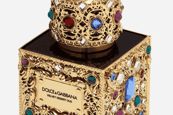 Dolce&Gabbana Velvet Precious Jewel cage LuxusPlus scaled