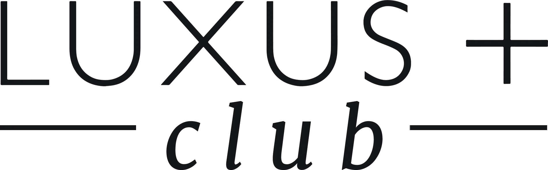 luxus club logo black