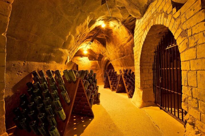 Taittinger champagne cellars alamy min