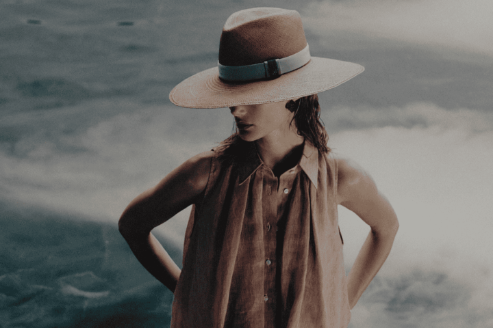 Brunello Cucinelli campaign overwater hat Scaled